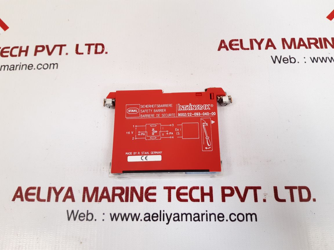 Stahl 9002/22-093-040-00 safety barrier relay