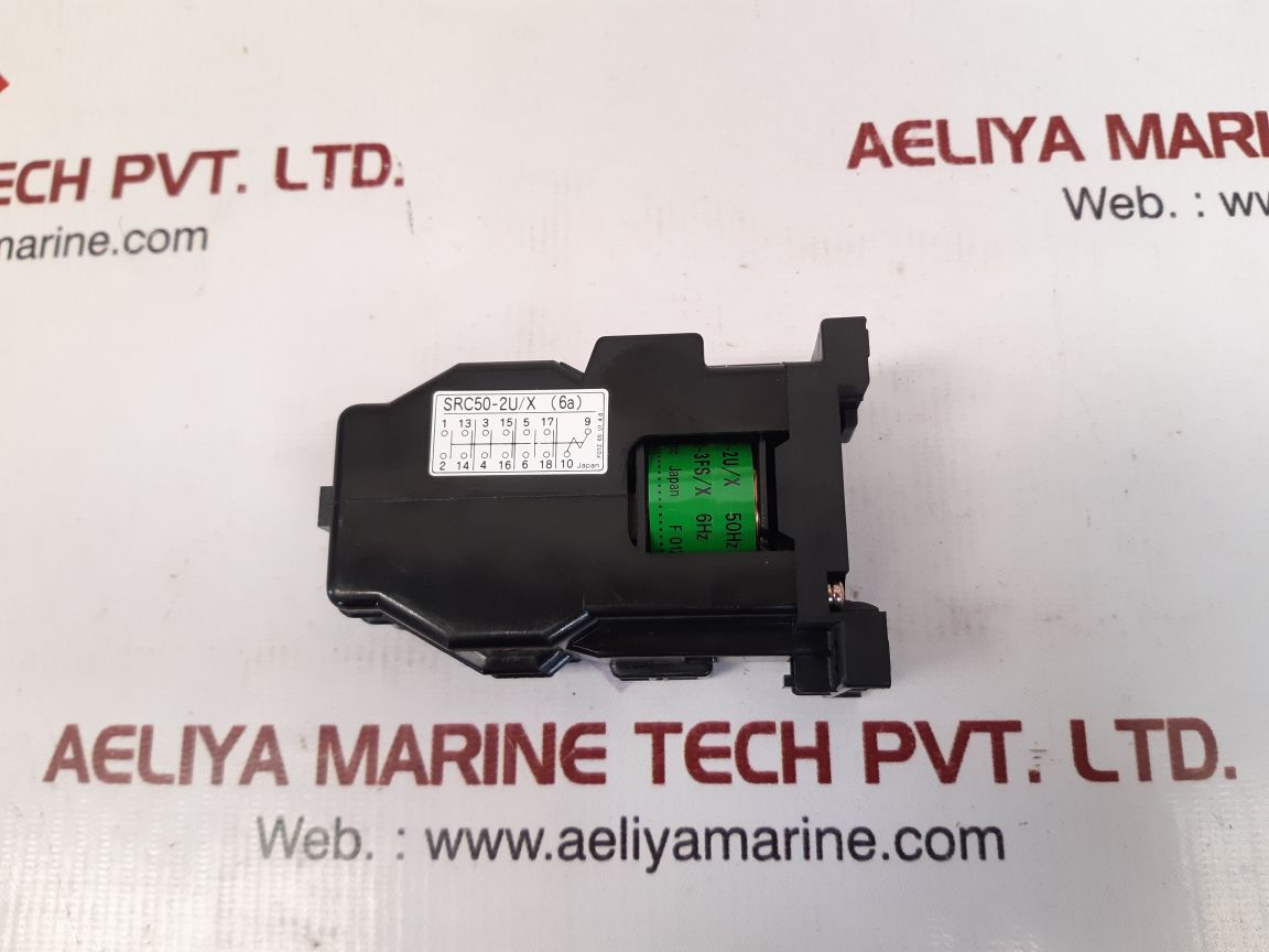 Fuji electric src50-2u/x (6a) auxiliary relay