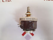 Ohmite 0156 rheostat model h 25w 500 ohms