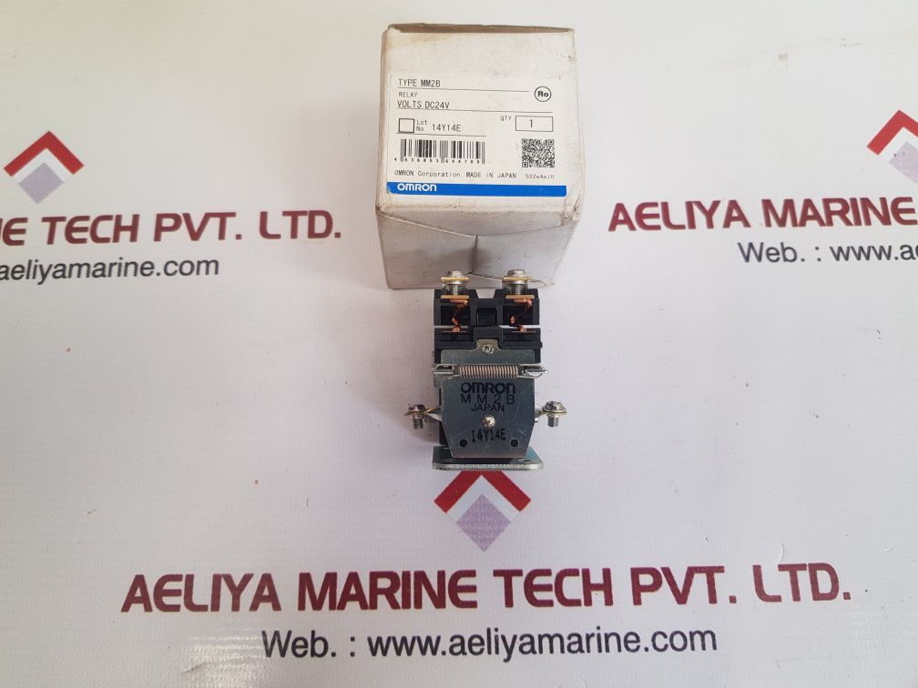 Omron mm2b monostable relay 24vdc