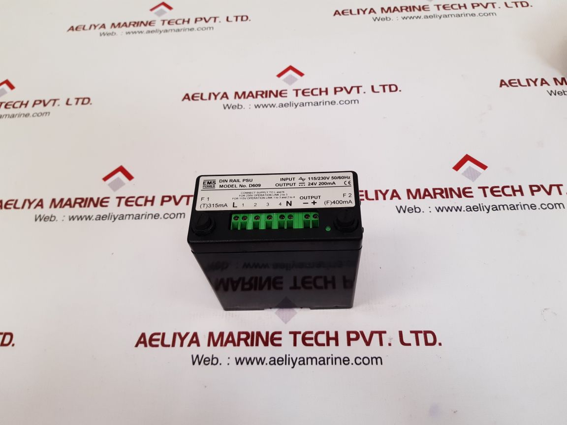 Ems power d609 din rail psu