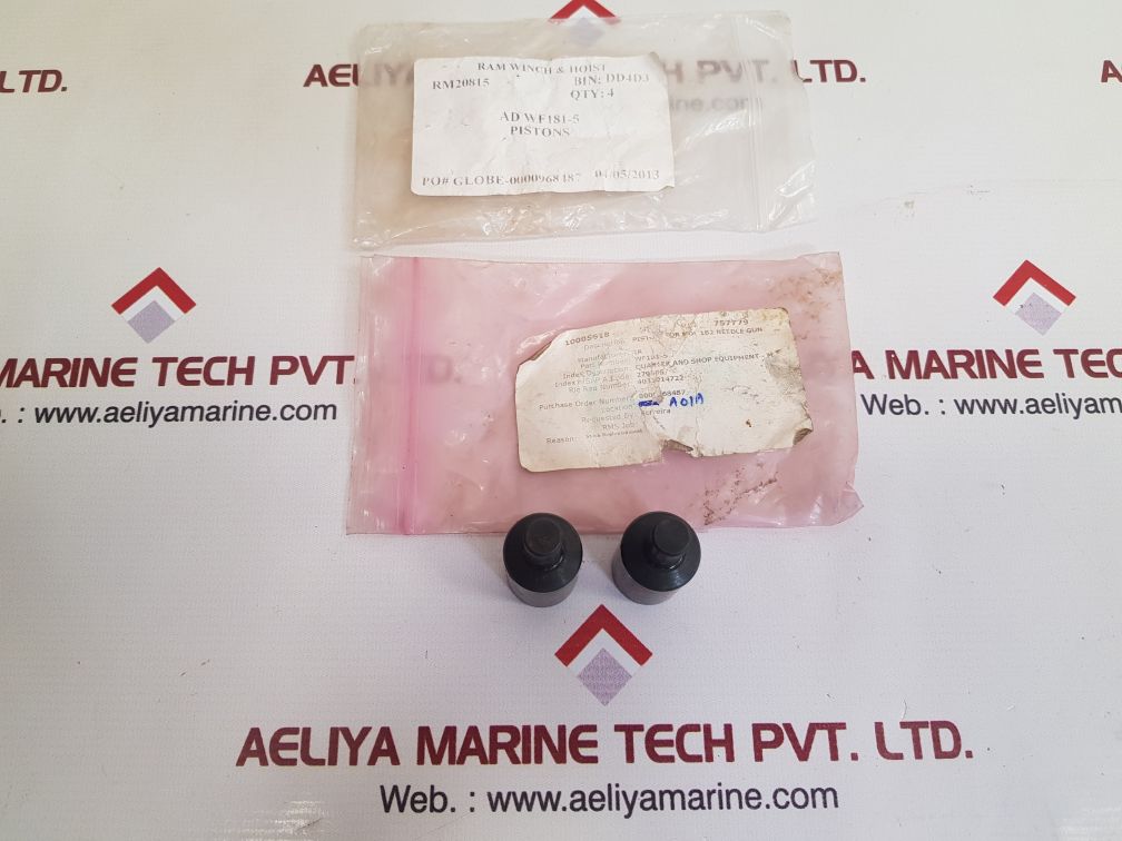 Set of 2x Ram winch & hoist ad wf181-5 pistons