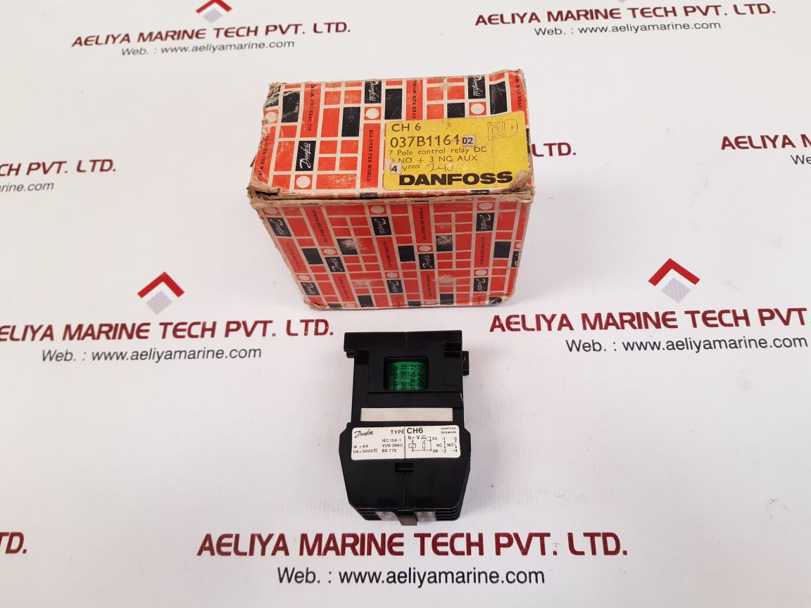 Danfoss ch6 7-pole control relay