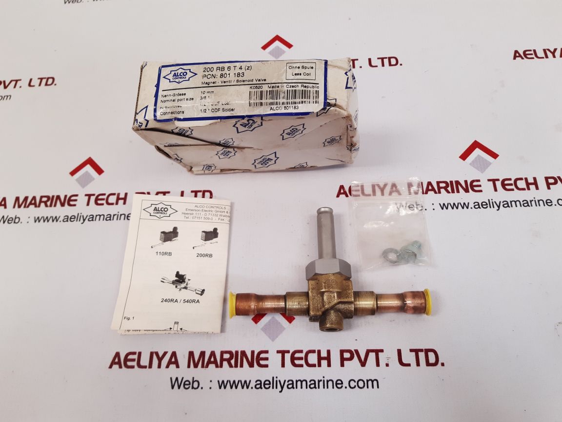 Alco controls 200rb6t4 refrigerant solenoid valve