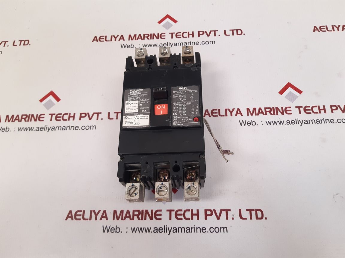 Fuji electric sa103raul circuit breaker sa103raul75