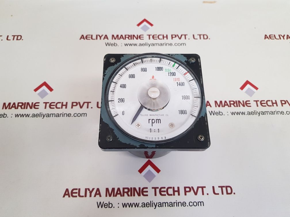 Tsujido 123968 rpm meter 0 to 1800 rpm