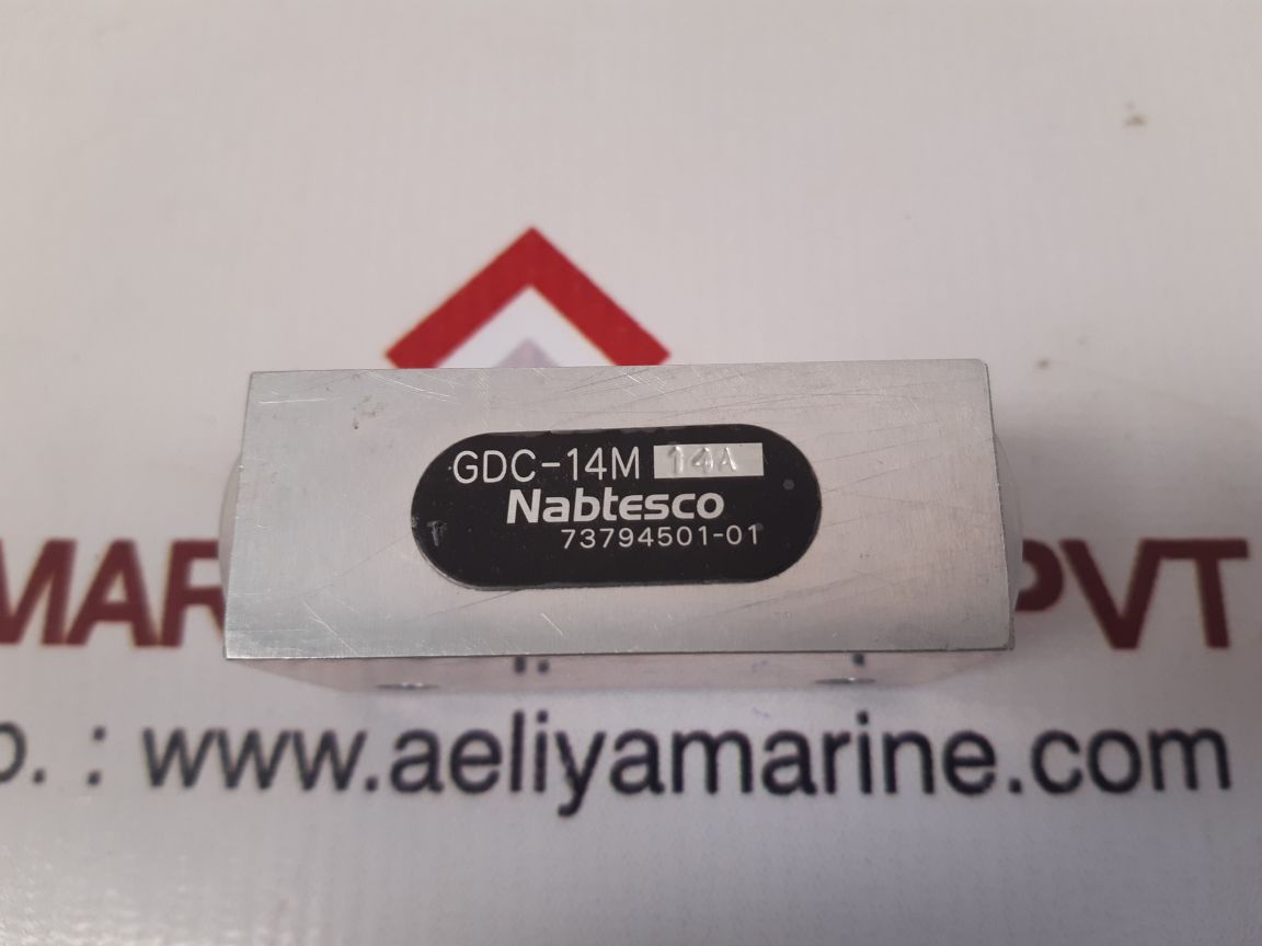 Nabtesco gdc-14m 14a shuttle valve 73794501-01 