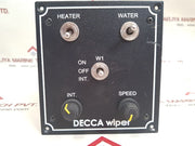 Decca wiper control panel