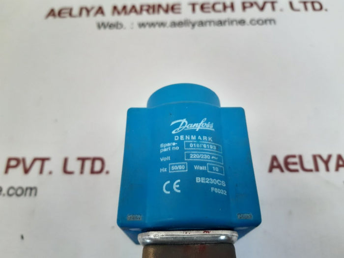 Danfoss 018f6193 solenoid valve coil be230cs