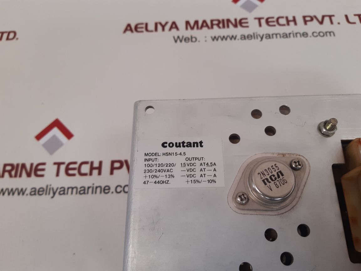 Coutant hsn15-4.5 power supply 
