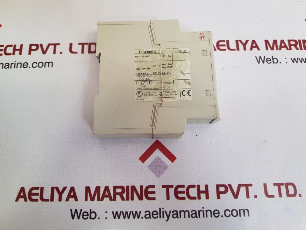 Telemecanique Lt3Se00Bd Overload Relay 6A/120V
