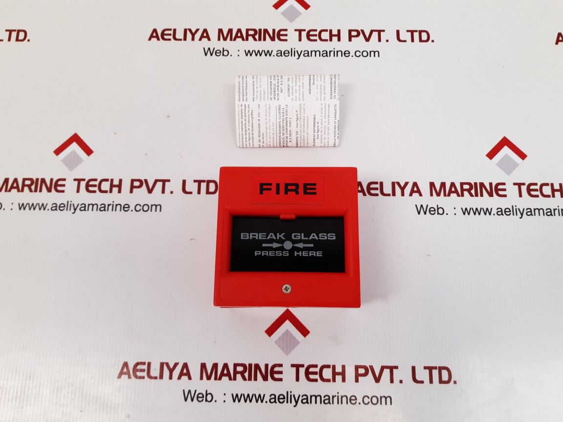 Fire break glass manual call point
