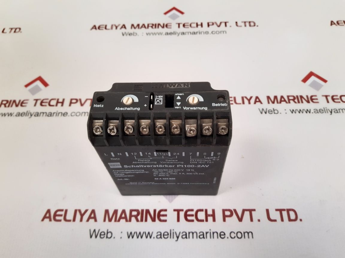 Kriwan pt100-2av motor protector