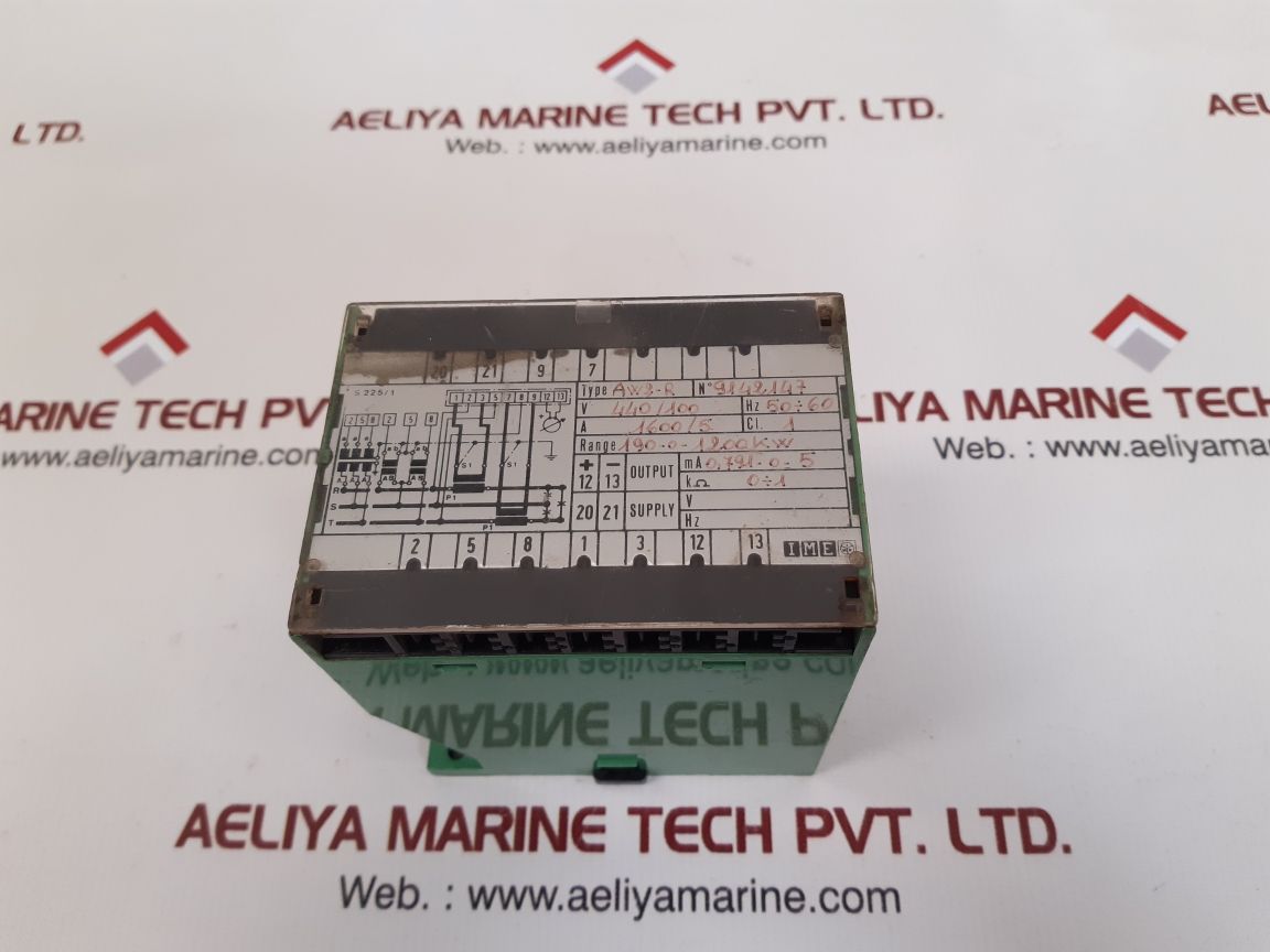 Ime aw2-r relay alarm