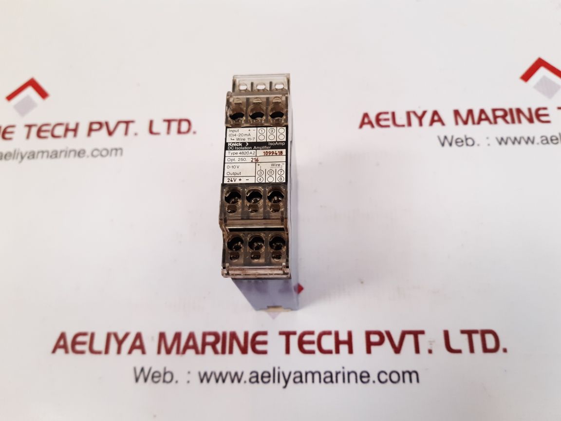 Knick 4820a2 dc isolation amplifier opt. 250.216