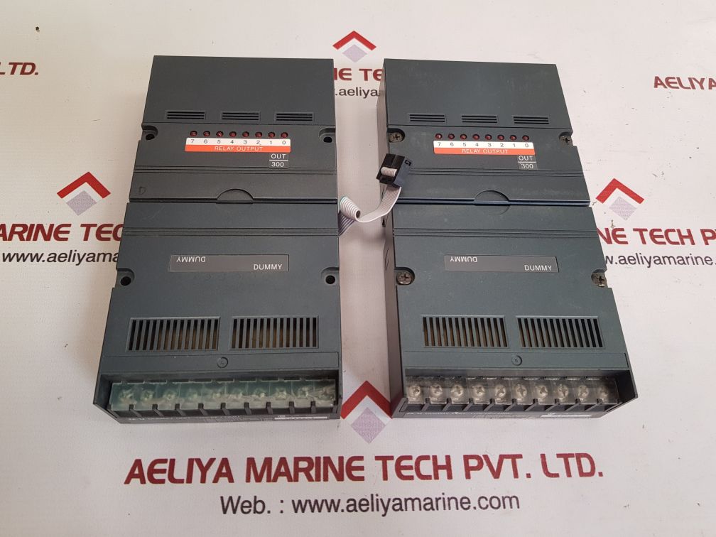 Idec izumi pfj-t081u relay output unit with pfj-dmu dummy unit
