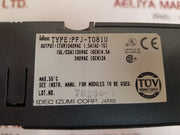 Idec izumi pfj-t081u relay output unit with pfj-dmu dummy unit