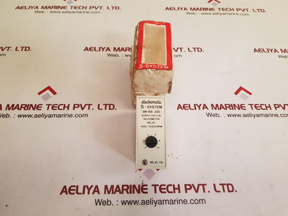 Electromatic s-system sm 155 220 tachometer relay used