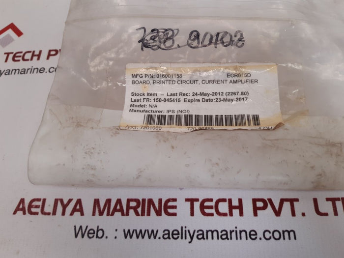 Ips 018-001158 rev. j pcb card New 