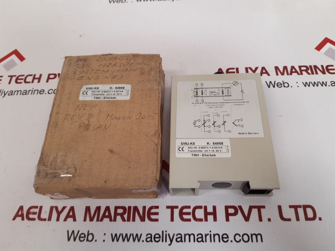 Tmh-ellerbek smu-k5 transmitter for exhaust gas measuring system 