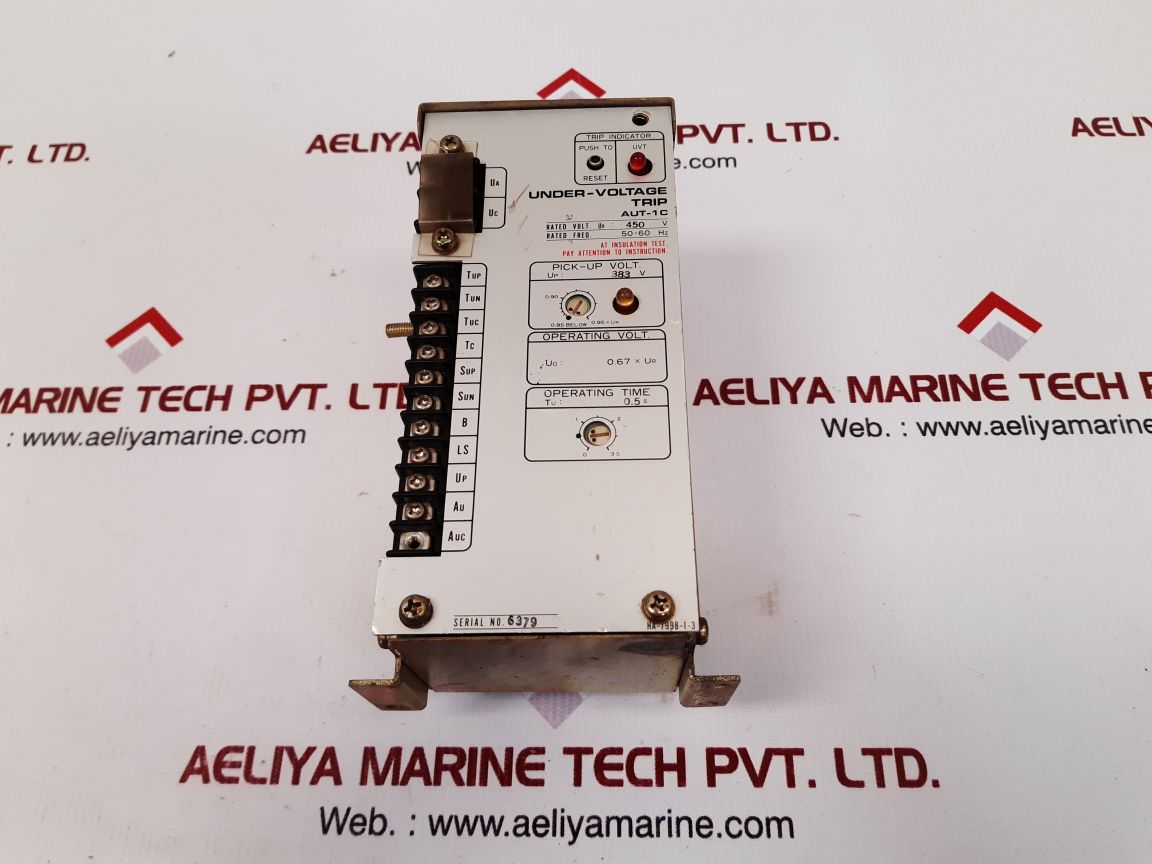 Aut-1c under-voltage trip