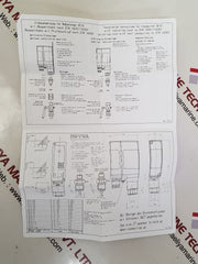 Noris vd61-1, 6m1 pressure transmitter -1...1,6 bar pmax=10 bar