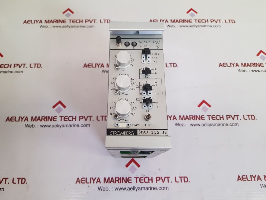 Abb Stromberg Spaj 3C5 J3 Overcurrent Relay