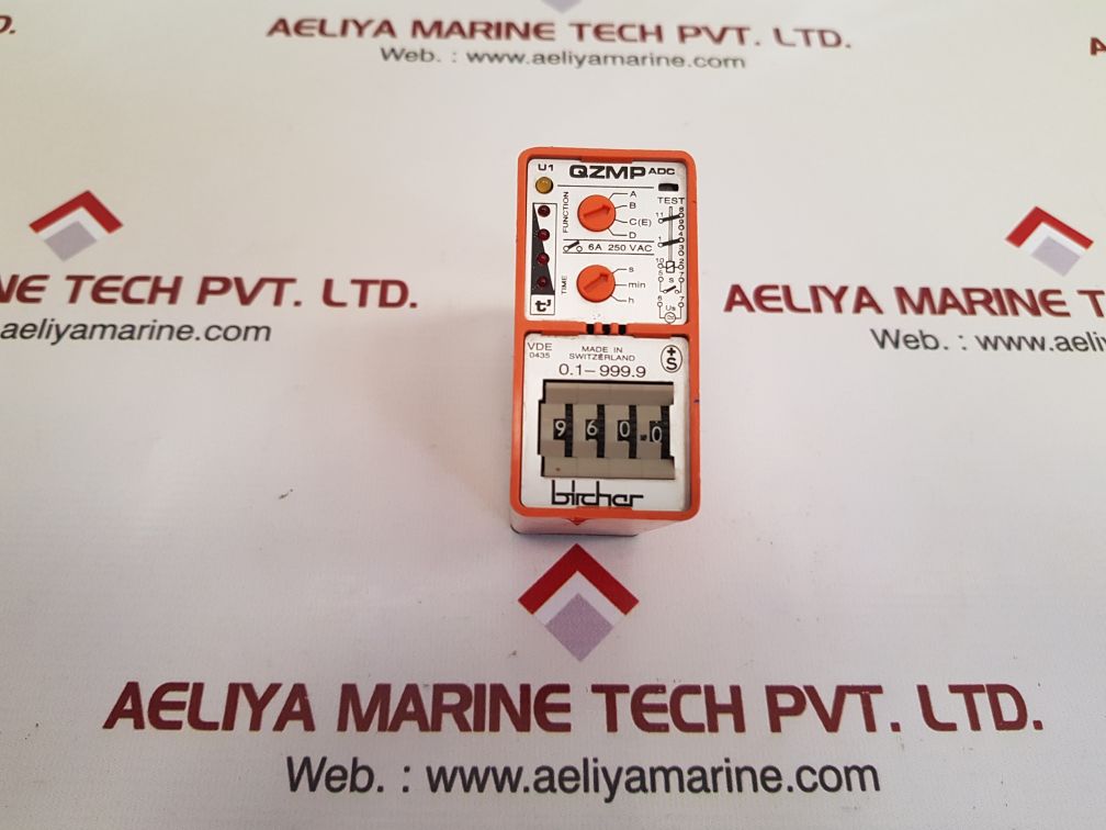 Bircher qzmp time delay relay