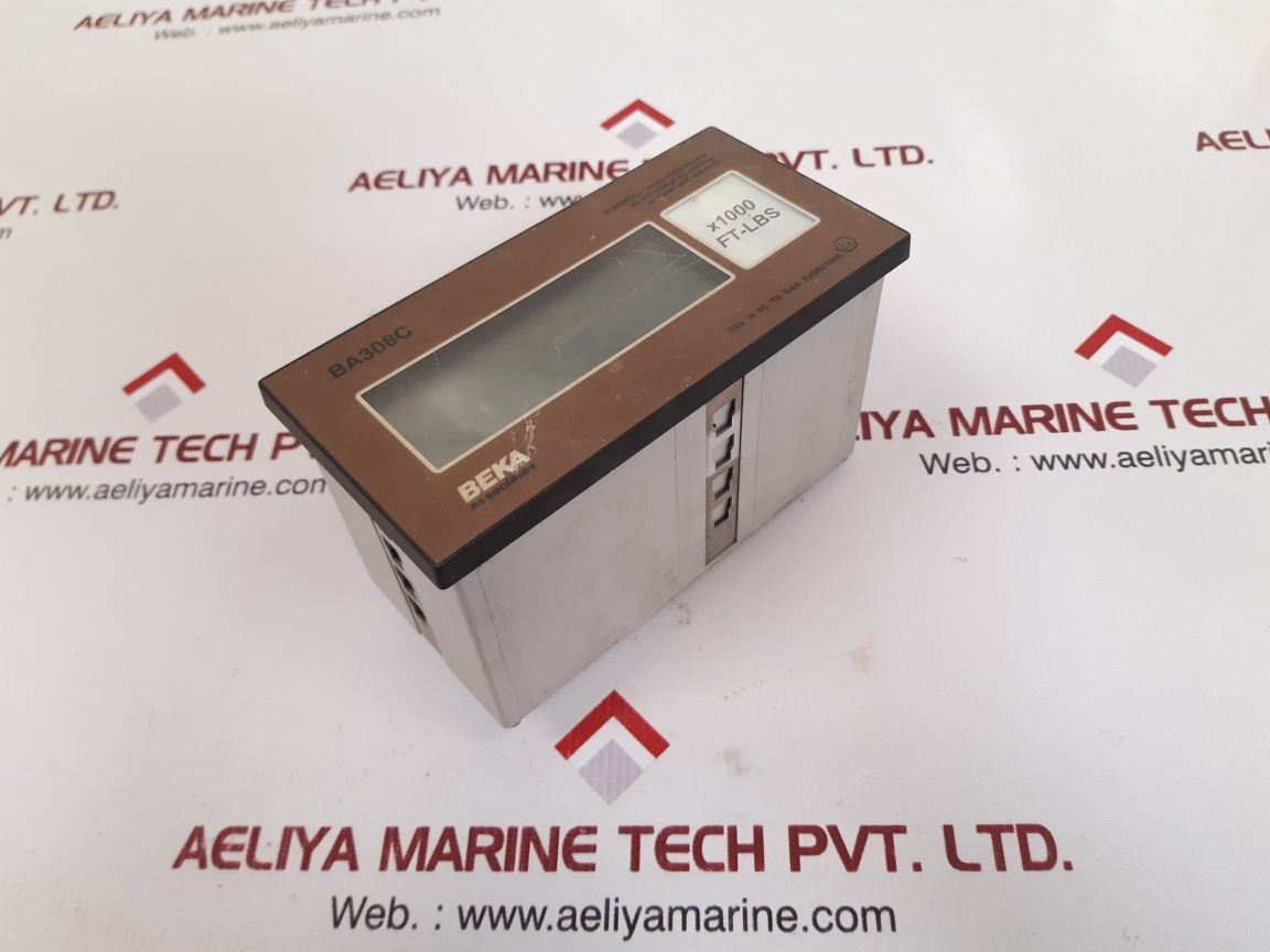 Beka Associates Ba308C 3 1/2 Digit Indicator Display. 00.0 To 120.0 4/20 Ma