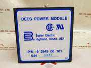 Basler Electric 9 2849 00 101 Decs Power Module 2.175 kg
