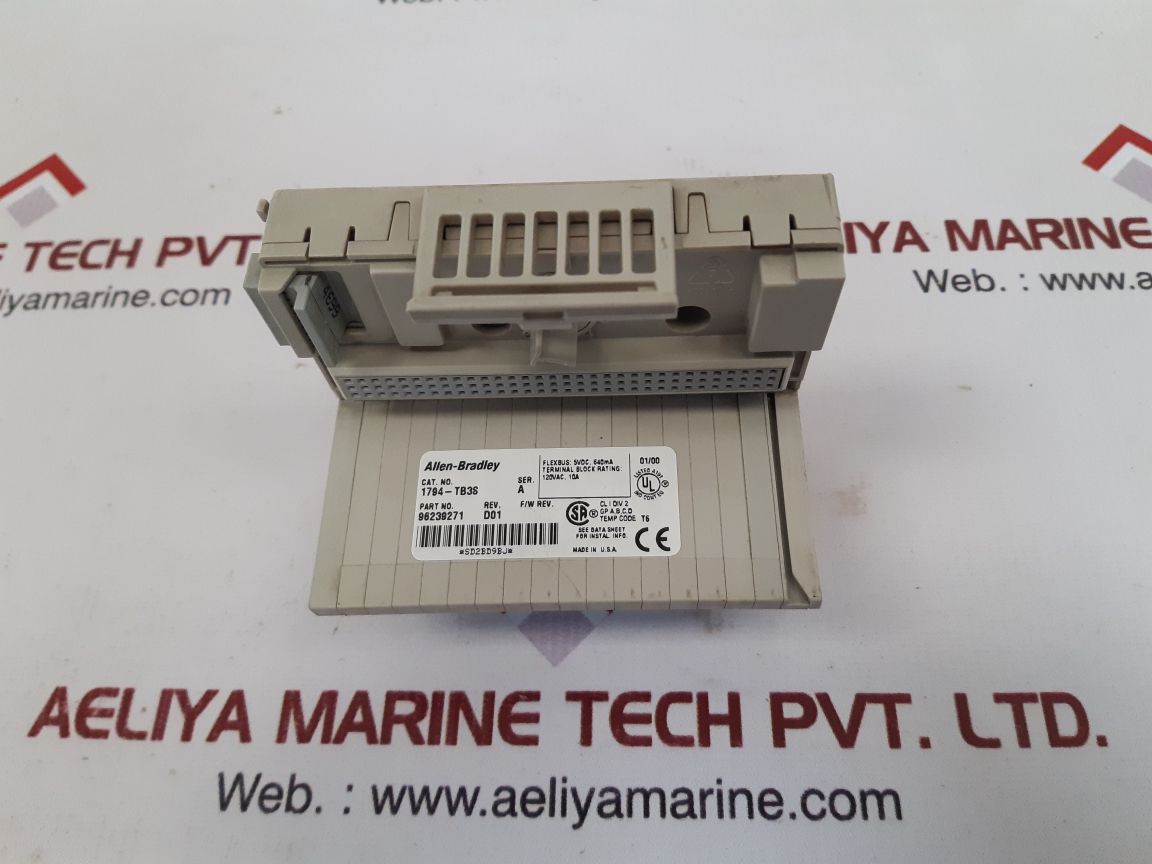 Allen-bradley 1794-tb3S Series. A 96238271 Terminal Base Unit Rev. D01