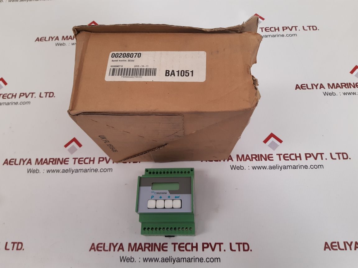 Motrona dz260 speed monitor with relay output 24vdc