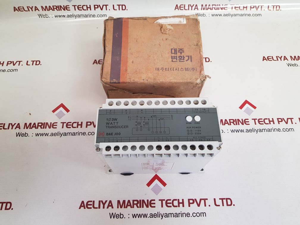 Daejoo Dt-13W-a1 Watt Transducer 110V/5A Dc 4-20Ma