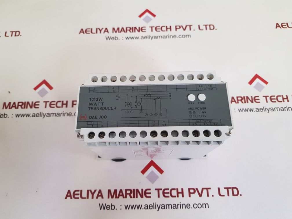 Daejoo Dt-13W-a1 Watt Transducer 110V/5A Dc 4-20Ma