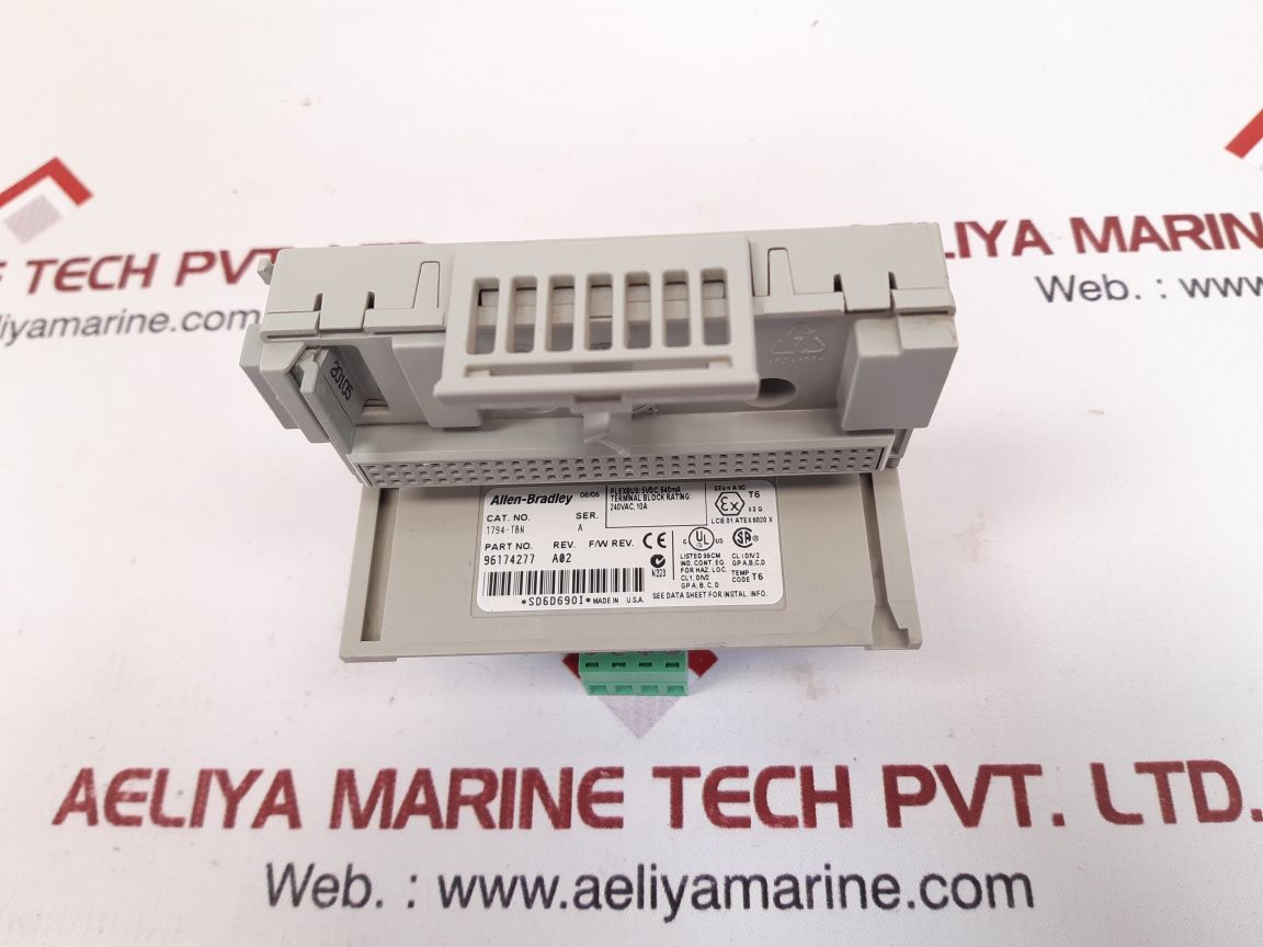 Allen-bradley 1794-tbn Series A 96174277 Flex Fuse Terminal Base Rev. A02