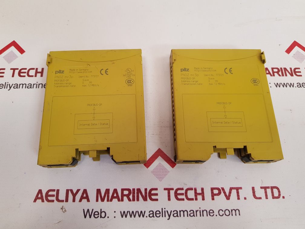 Pilz Pnoz Mc3P Profibus-dp Fieldbus Communication Module
