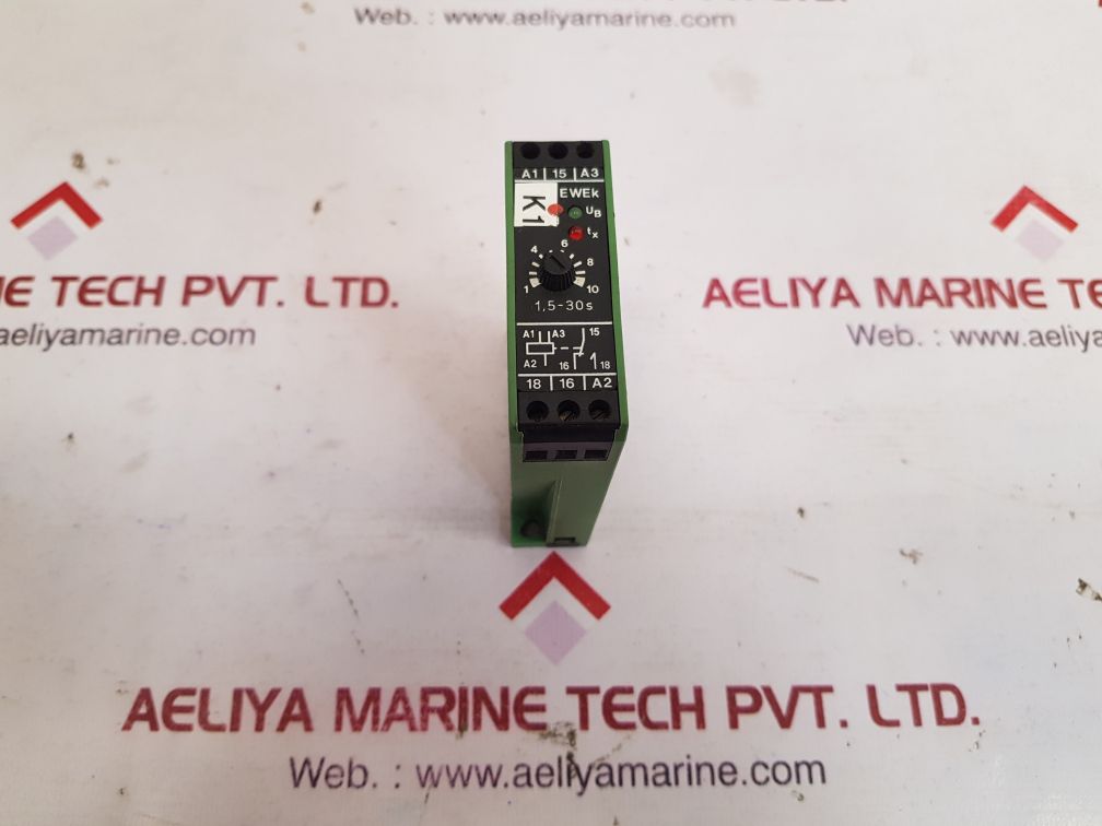 Btr Ewek Time Relay 1,5-30S 250V~6A 1500 Va