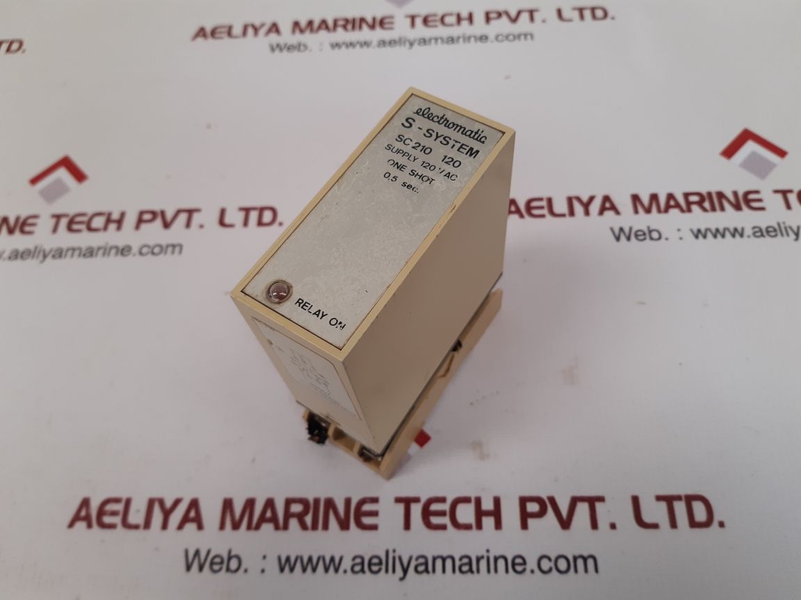 Electromatic Sc 210 120 S-system Time Delay Relay With Base 0,5 Sec