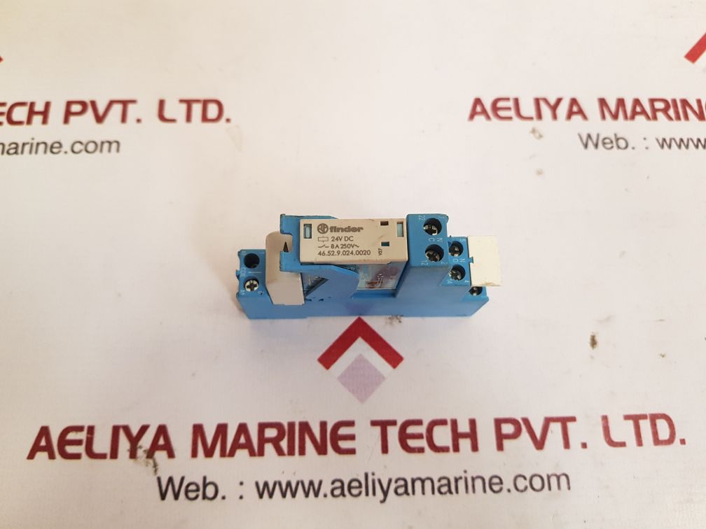 Finder 97.02 Relay Socket 24V Dc 8A 250V