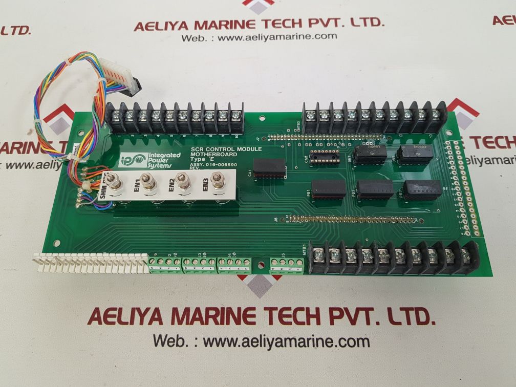 Integrated power systems 016-006590 scr control module motherboard