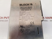 Block Psr 500/24-10 Switched-mode Power Supply 24Vdc 50-60Hz