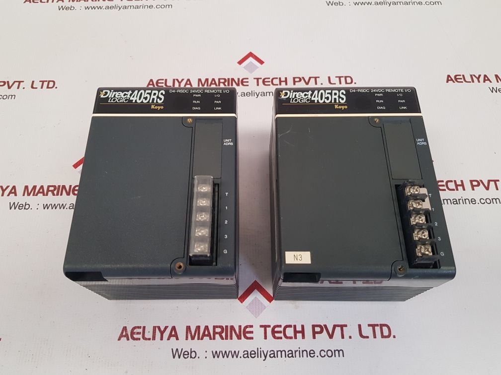 Koyo Directlogic 405 Rs D4-rsdc Remote I/O Module 24 Vdc
