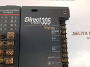Koyo Direct Logic 305 D3-05B-1, D3-16Td1-1, D3-08Tr, D3-08Ta-2 I/O Module Rack