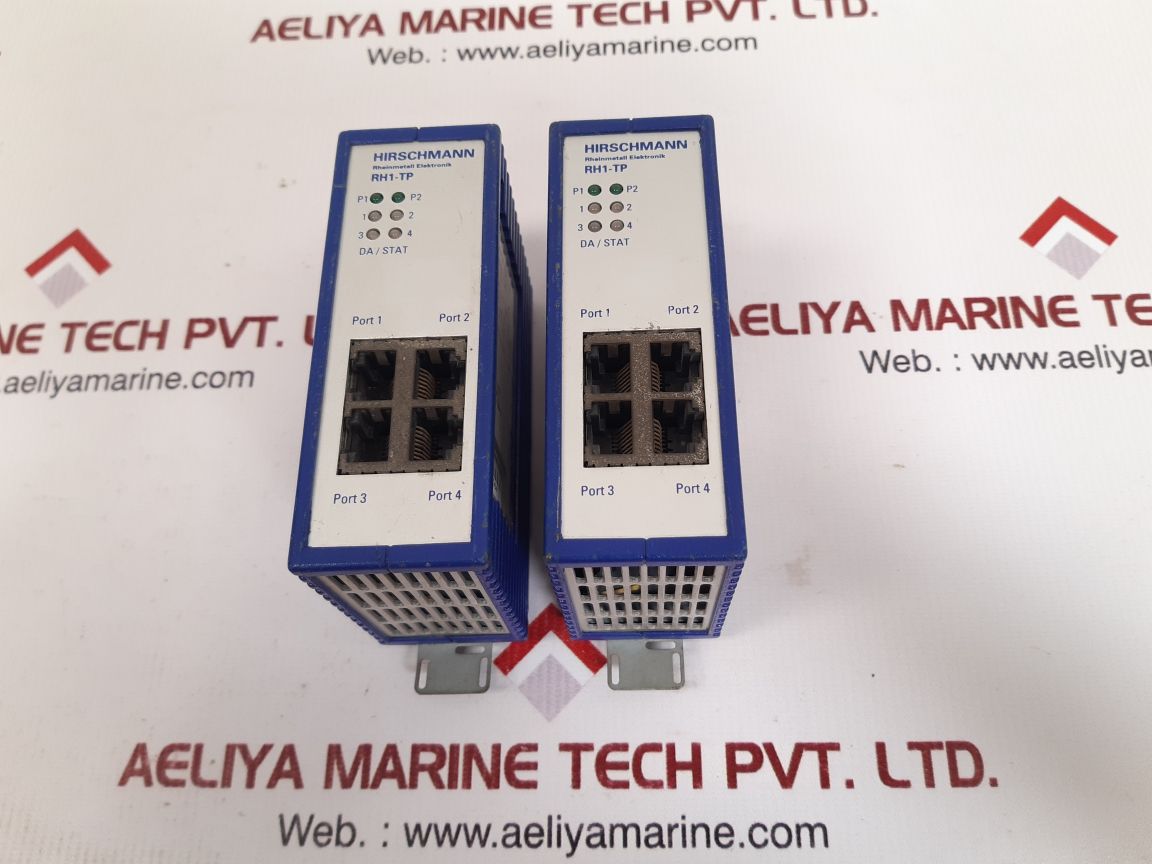 Hirschmann Industrial Switch Ethernet Rh1-tp Rail Hub Class 1 Div. 2
