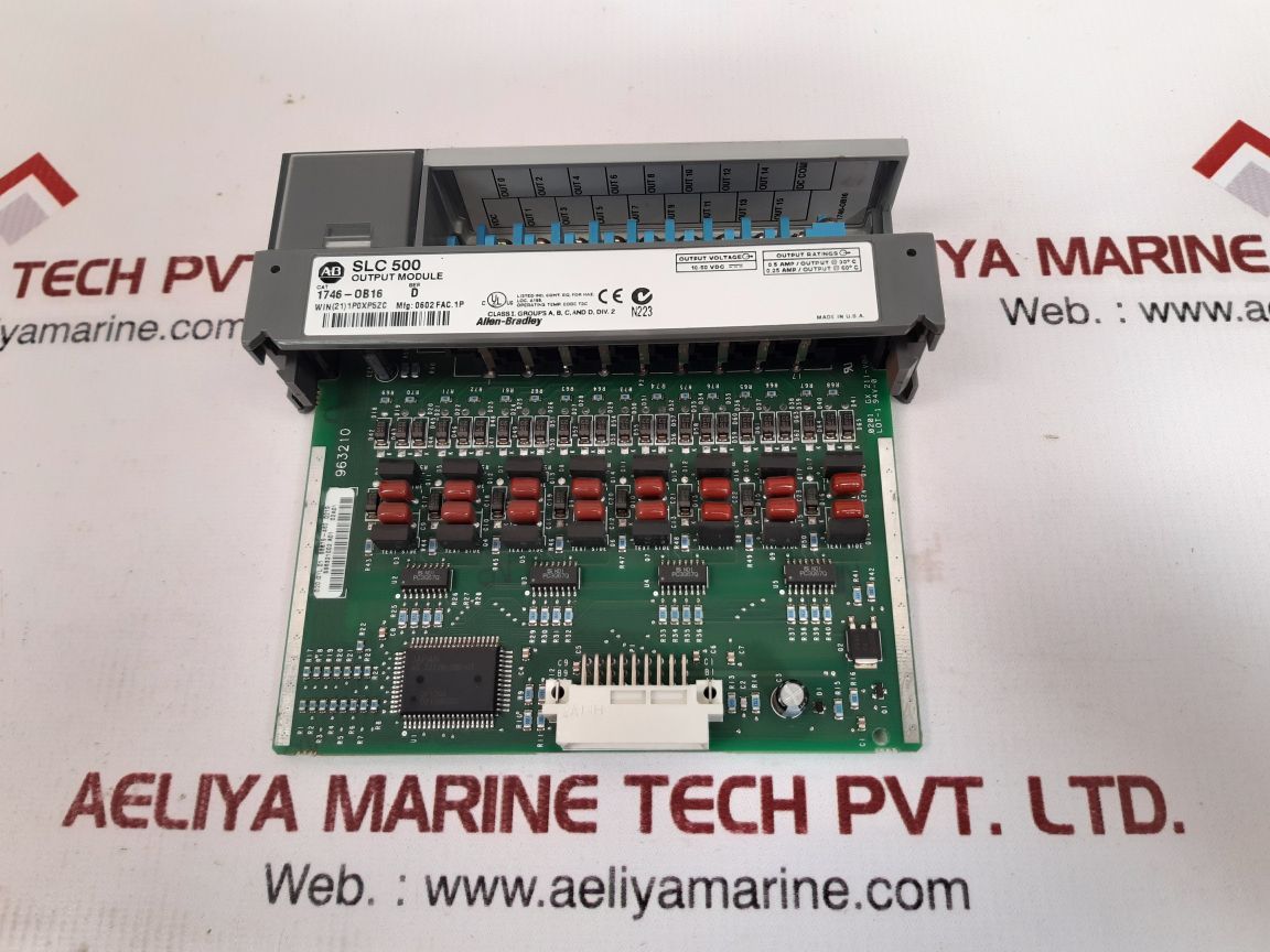 Allen-bradley Slc 500 Output Module 1746-ob16 Series. D 94V-0