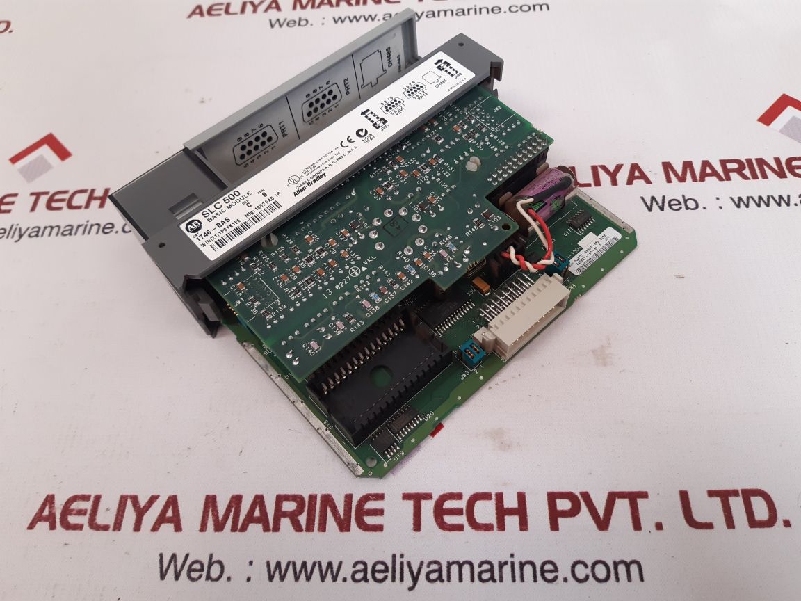 Allen-bradley Slc 500 Basic Module 1746-bas Series. C Frn. 6 94V-0