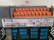 Allen-bradley Slc500 Output Module 1746-ow16 Series C 7 Slot Rack 265 Vac