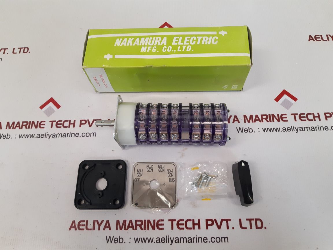 Nakamurs Electric Dm20 Np-6133 Selector Switch Dmc-8.6.30 600V 5A