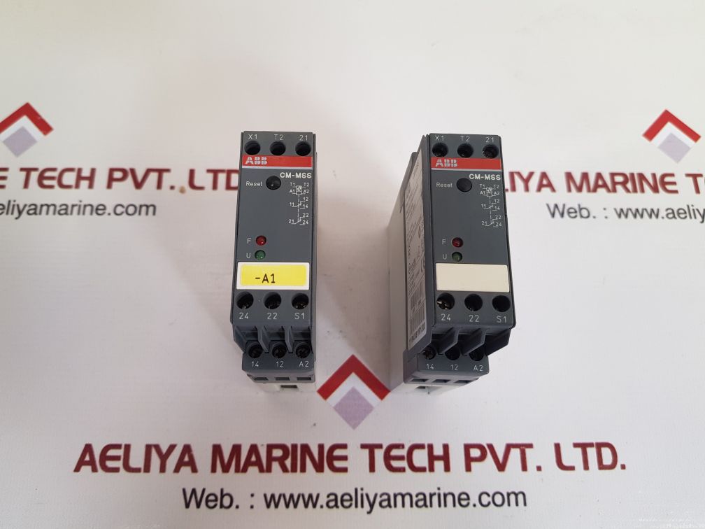 Abb Cm-mss Thermistor Motor Protection Monitoring Relay 1Svr430811R1300 230V