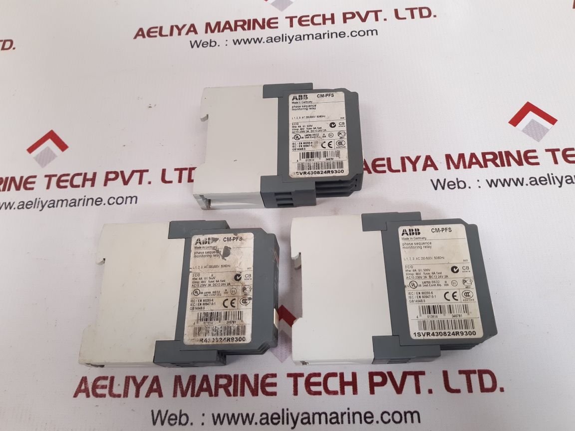 Abb Cm-pfs Phase Sequence Monitoring Relay 200-500V 50/60Hz 1Svr430824R9300